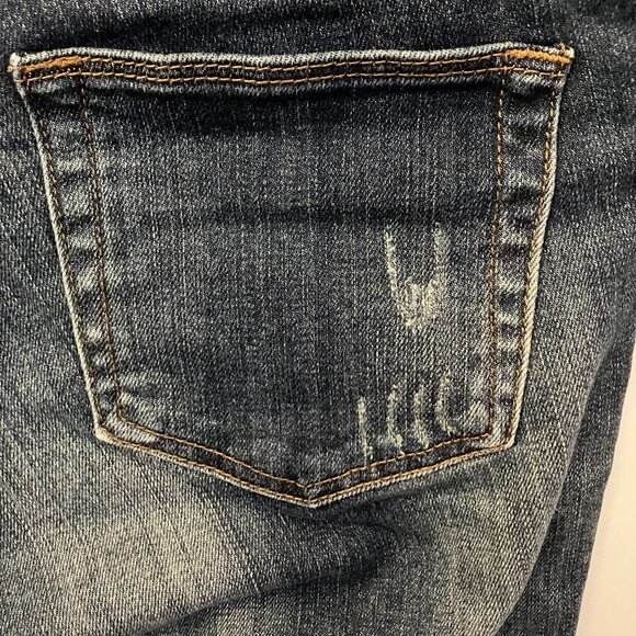 Kut From The Kloth Womens Jeans Reese Ankle Straight Leg Size 6 Dark Wash - Picture 4 of 8